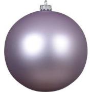 Kerstballen glas d15 cm fris lila J