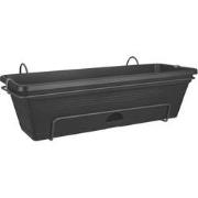 Balkonbak Green basics trough allin1 50 cm living black