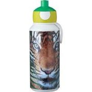 Drinkfles pop-up Campus 400 ml Animal Planet Tijger