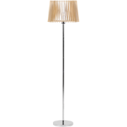 Beliani FORGE - Staande lamp-Lichte houtkleur-IJzer