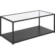 Beliani MEDORA - Salontafel-Zwart-Glas