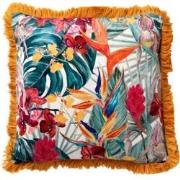 Dutch Decor TROPICANA - Sierkussen velvet 45x45 cm - Golden Glow - gee...