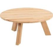 4 Seasons Outdoor Cosmic loungetafel Ø78 cm antractiet - teak