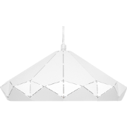 Beliani NEVOLA - Hanglamp-Wit-IJzer