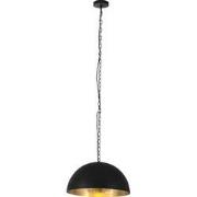 Steinhauer hanglamp Semicirkel - zwart - metaal - 50 cm - E27 fitting ...