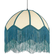 Beliani MILAGRO - Hanglamp-Blauw-Papier, Polyester