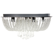 Beliani DORNAS - Hanglamp-Zilver-Kristal