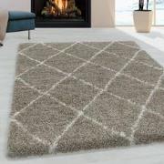 Tapijtenloods Harmony Soft Shaggy Hoogpolig Vloerkleed Beige- 80x250 C...