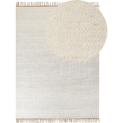 Beliani LUNIA - Laagpolig-Beige-Jute