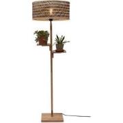 Vloerlamp Java - Bamboe/Zwart - Ø50x158cm