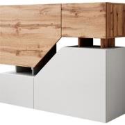 Meubella Dressoir Canberra - Eiken - Wit - 120 cm