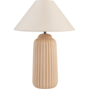 Beliani NURIA - Tafellamp-Beige-Keramiek