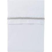 Baby's Only Wieglaken gebreide bies - Zilvergrijs/Wit - 80x100 cm - 10...