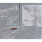 Baby's Only Gebreide ledikantdeken - Baby deken Marble - Grijs/Zilverg...