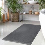 Paradise Fluffy Badmat Hoogpolig Anti-Slip Donker Grijs - 40x60 CM- 40...