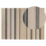 Beliani TALPUR - Gevlochten-Beige-Jute