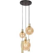 Steinhauer hanglamp Bollique led - amberkleurig - metaal - 60 cm - GU1...