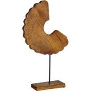 Mica Decorations Decoratief Object Petra - 47x23x8 cm - Hout - Bruin