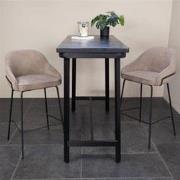 Barkruk Taupe - Zithoogte 75cm - Scandinavisch - Stoel Maxime - Set va...