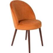 Dutchbone Barbara Eetkamerstoelen Oranje - Set van 2