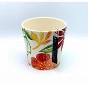 Villa Pottery  Bloemen Pot Orange Ancona - 18x18