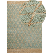 Beliani TELLIKAYA - Laagpolig-Beige-Jute