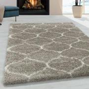 Tapijtenloods Opera Soft Shaggy Hoogpolig Vloerkleed Beige- 200x290 CM