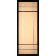 Fine Asianliving Japanse Wandlamp Shoji Zwart Noshiro B12xD20xH50cm