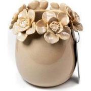 Villa Pottery  Mosterd Gele bloemenvaas Jolie - 14x14x16