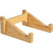 Decopatent® Laptopstandaard Bamboe hout - Laptop standaard verhoger - ...
