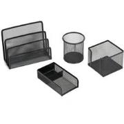 Decopatent® 4 Delige Bureau Organizer SET - Pennenbakje - Brievenbak -...