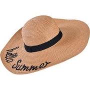 Decopatent - Zonnehoed Dames - Hello Summer - Zomerhoed - Strohoed UV ...