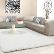 Tapijtenloods Basic Shaggy vloerkleed Creme Hoogpolig- 120x170 CM