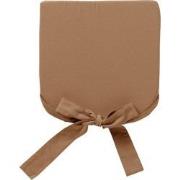 Dutch Decor JAVA - Stoelkussen 40x40 cm - met lint - Tobacco Brown - b...