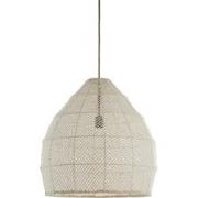 Light&living Hanglamp Ø50x50 cm MAKASSAR zijde crème