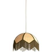 Light&living Hanglamp Ø35x28 cm SULINA raffia naturel+groen