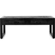 Benoa Britt 2 Drawer Coffee Table Black 120 cm