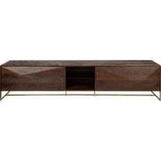 PTMD Onyx  TV Cabinet Brown/Gold