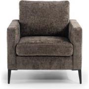 Furntastik 1 zits fauteuil, stof Elite, E840 bruin