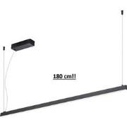 GURI LED pendel 40W 3000K 1800mm zwart dimbaar (3m kabel incl)