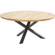 Taste by 4 Seasons Prado tuintafel Ø160 cm - teak - antraciet