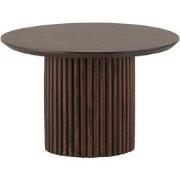 Salontafel Ø60, Mango Dark Walnut