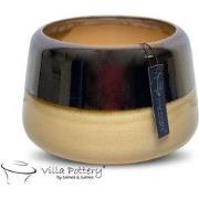 Villa Pottery  Andes vaas Goud Créme - 25x16.5
