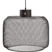 PTMD Mesh Black Iron Hanging Lamp Round S