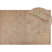 Beliani DADAY - Gevlochten-Beige-Jute