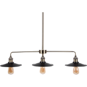 Beliani MONTONE - Hanglamp-Zwart-IJzer