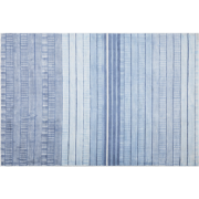 Beliani YARDERE - Laagpolig-Blauw-Viscose