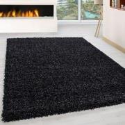 Tapijtenloods Basic Shaggy vloerkleed Antraciet Hoogpolig- 160x230 CM