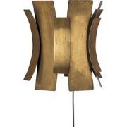 BePureHome Course Wandlamp - Metaal - Antique brass - 27x25x16