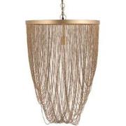 PTMD Hanglamp Nishan - 50x50x70 cm - Ijzer - Goud